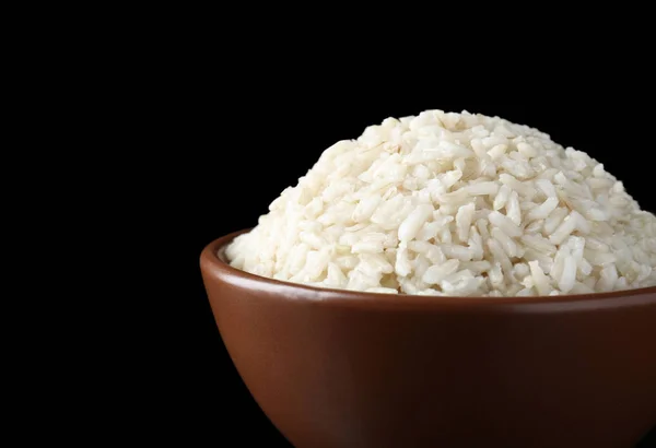 Cuenco con arroz blanco —  Fotos de Stock