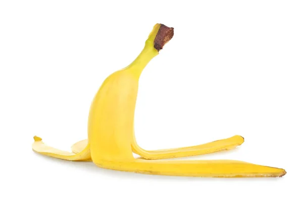 Pelle di banana gialla — Foto Stock