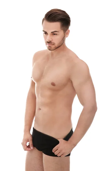 Sexy Mann in Unterwäsche — Stockfoto