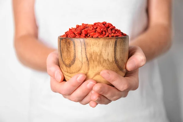 Bagas de goji secas — Fotografia de Stock