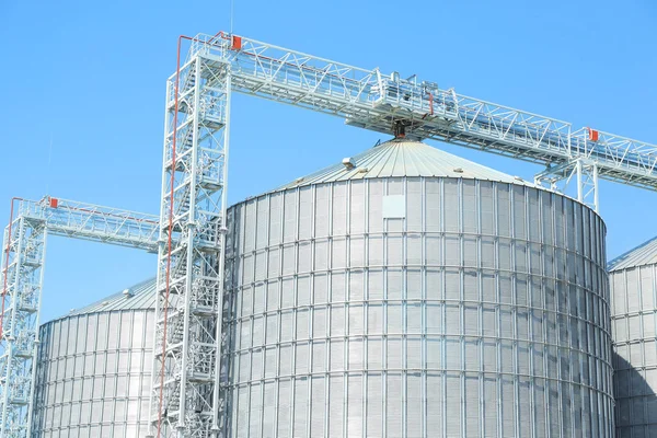 Modern grain elevator Stock Photo