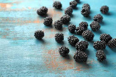 lezzetli olgun böğürtlen 