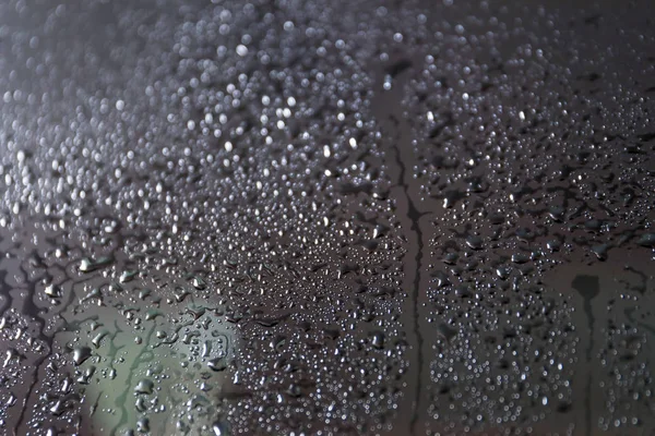 Tetes air di jendela — Stok Foto