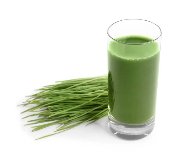 Wheat grass drink — Stock Photo, Image