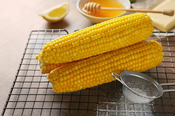 Вкусные кукурузные попки — стоковое фото