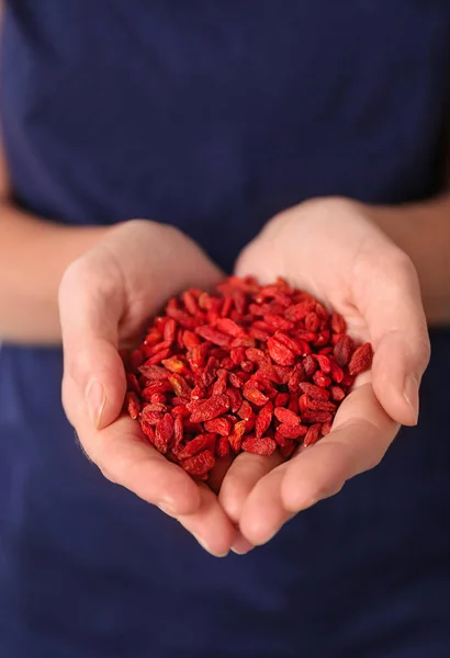 Bagas de goji secas — Fotografia de Stock