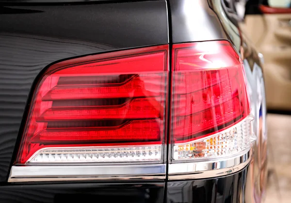 Faro trasero del coche moderno, primer plano — Foto de Stock