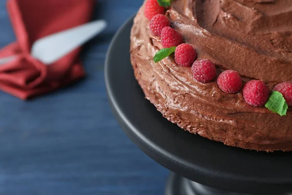 Delicioso pastel de chocolate — Foto de Stock