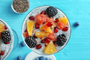 lezzetli chia tohum puding