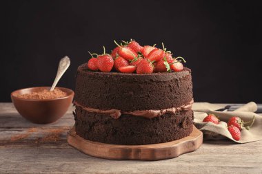 lezzetli çikolatalı kek