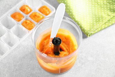 Blender sebze püresi ile