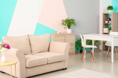 modern oturma odası  