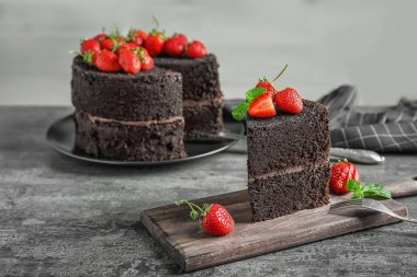 lezzetli çikolatalı kek