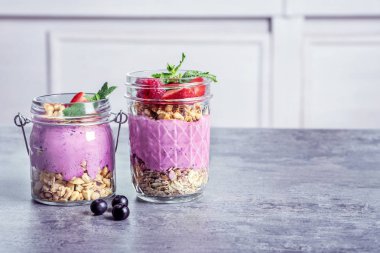 lezzetli acai yüzlü Servis Kahvaltı