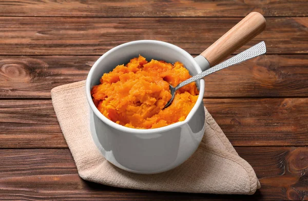 Bowl with sweet potato — Stock Photo, Image
