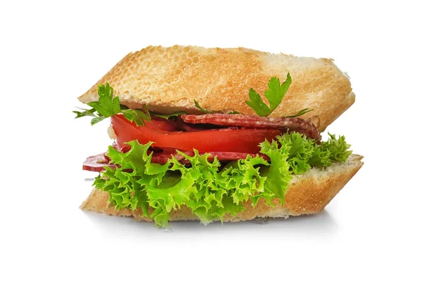 Delicioso sanduíche de salsicha — Fotografia de Stock