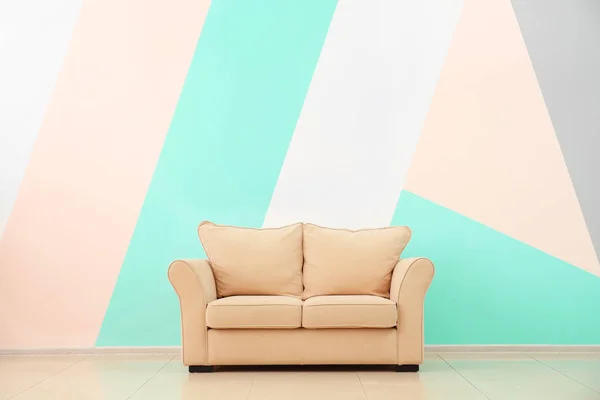 Comfortable modern sofa — Stock Photo, Image