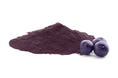 Acai toz ve çilek