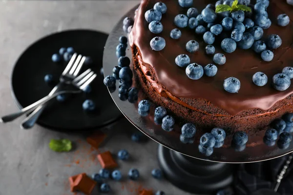 Leckerer Schokoladenkuchen — Stockfoto