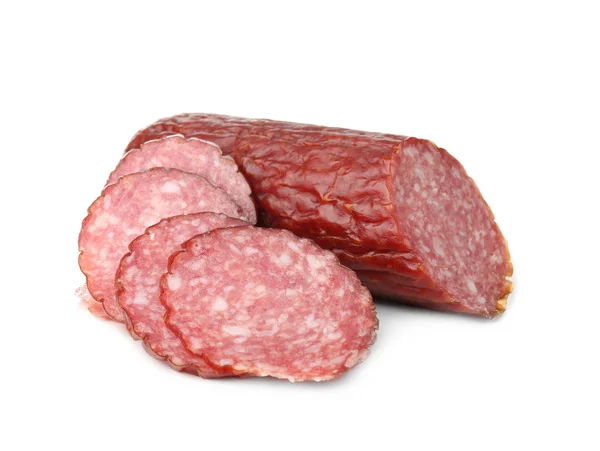 Delicious sliced sausage — Stock Photo, Image