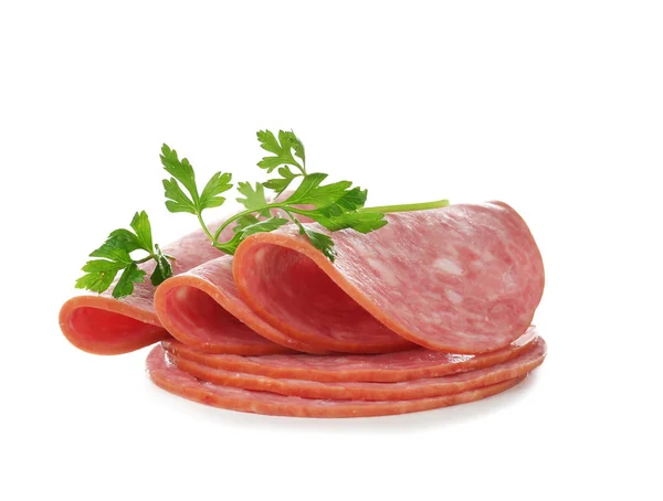 Delicious sliced sausage — Stock Photo, Image