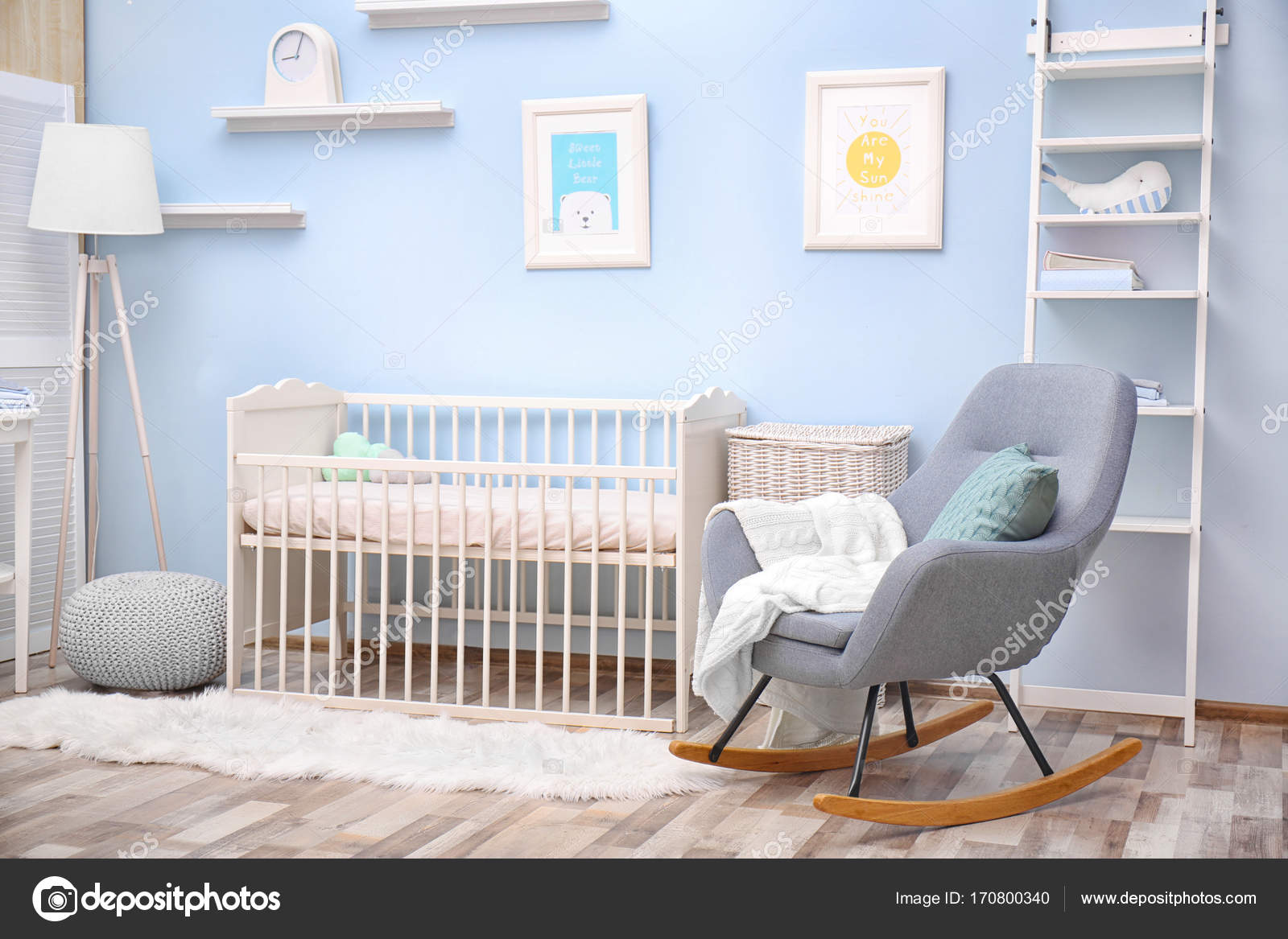 Baby Schlafzimmer design — Stockfoto © belchonock #170800340 Baby Schlafzimmer design — Stockfoto © belchonock #170800340