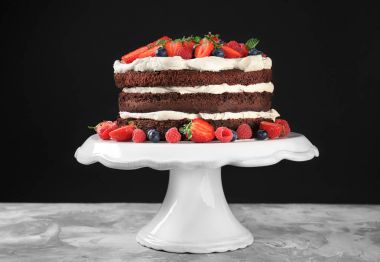 lezzetli çikolatalı kek