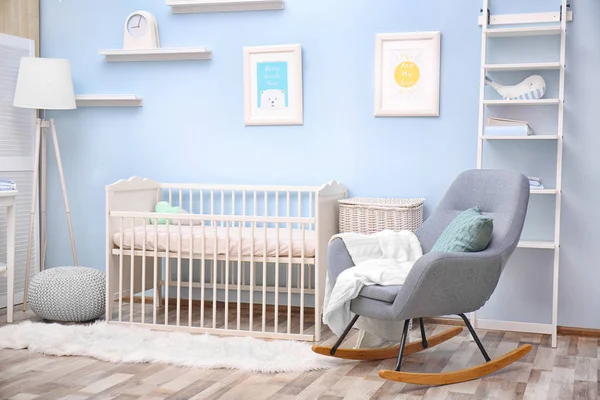 Ontwerp van de slaapkamer van de baby — Stockfoto