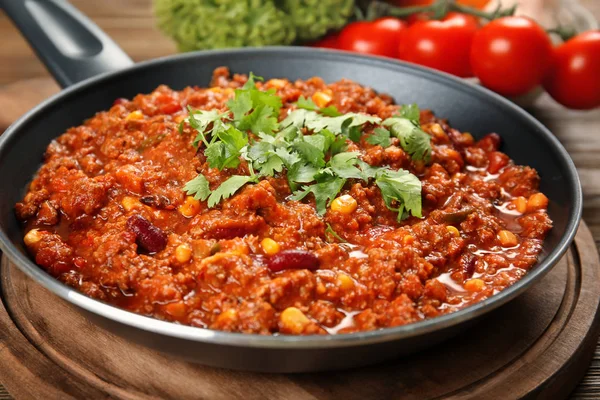 Délicieux chili con carne — Photo