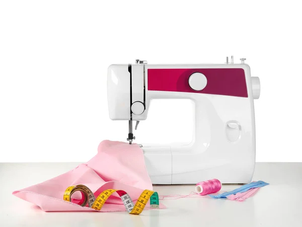 Sewing machine on white background — Stock Photo, Image