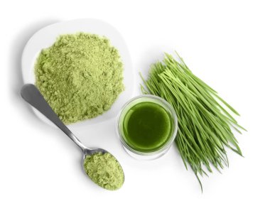 sağlıklı buğday çimen suyu