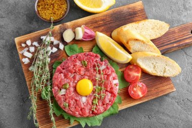 lezzetli biftek tartar 