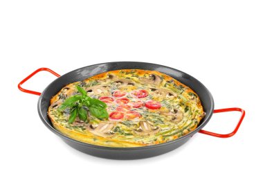 Lezzetli ıspanak frittata 