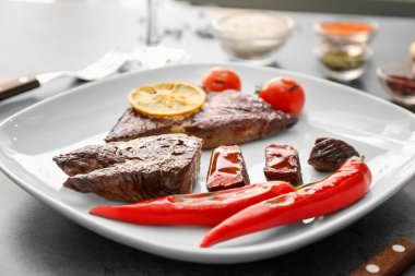 Lezzetli ızgara biftek