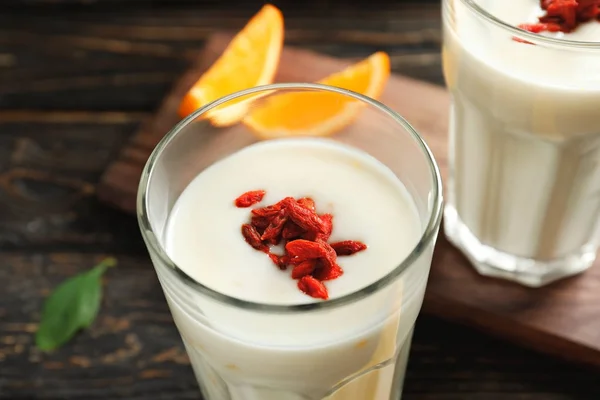 A goji bogyós Smoothie — Stock Fotó