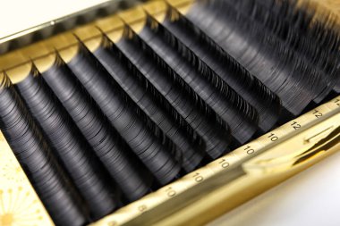 Paketinde yanlış eyelashes 