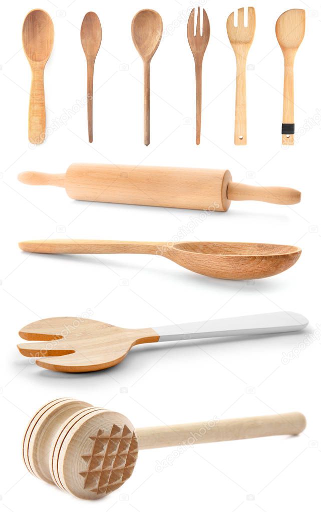 Wooden cooking utensils 