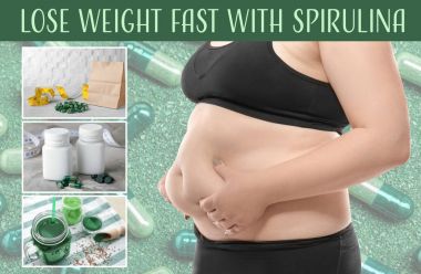 Spirulina tablet ile kolaj 