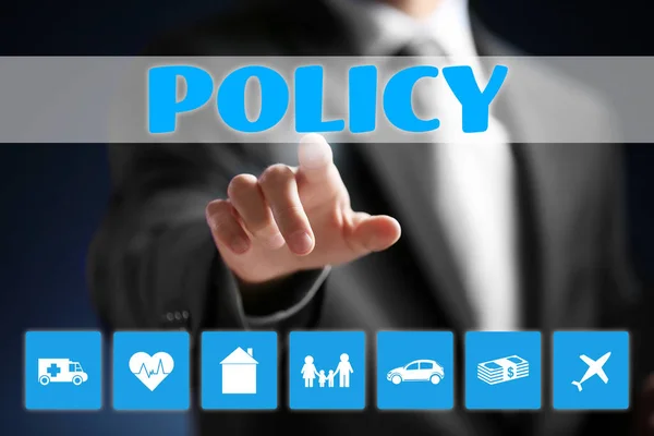 Concept of insurance policy — Stock Photo, Image