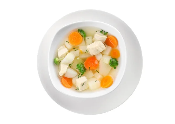 Talerz zupy smaczne baby — Zdjęcie stockowe