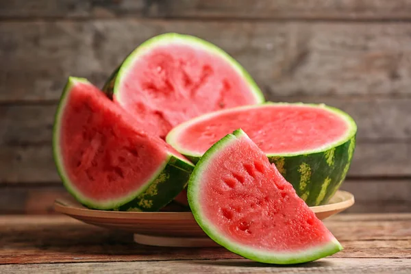 Välsmakande skivad vattenmelon — Stockfoto