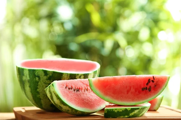 Tasty sliced watermelon — Stock Photo, Image