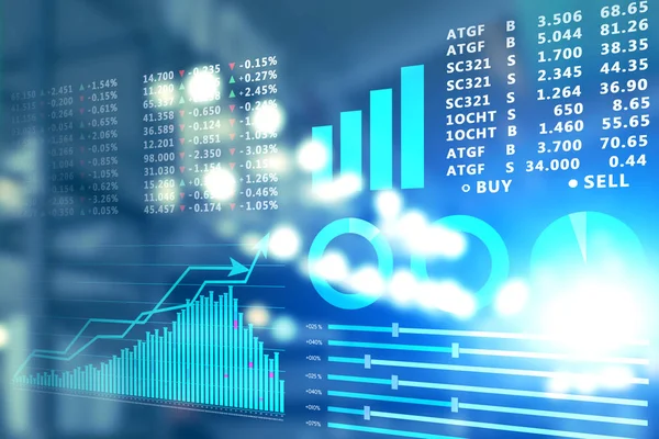 Cotizaciones bursátiles — Foto de Stock