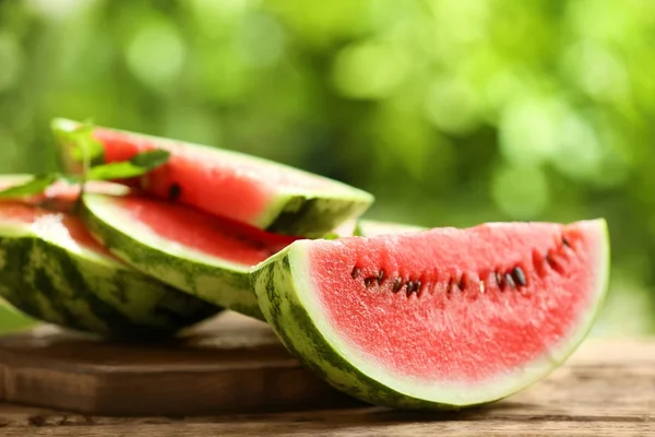 Tasty sliced watermelon — Stock Photo, Image