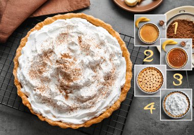 lezzetli muz pasta için ayarla