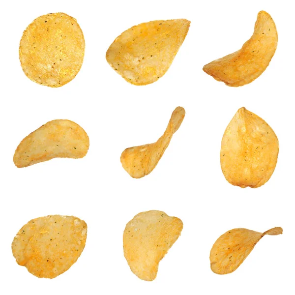 Tasty potato chips — Stock Photo, Image