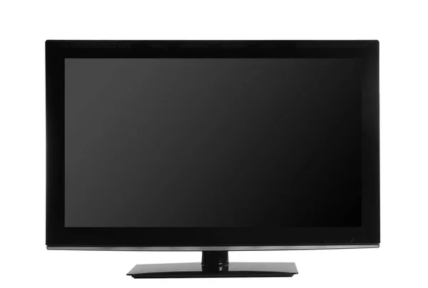 Monitor moderno no fundo branco — Fotografia de Stock