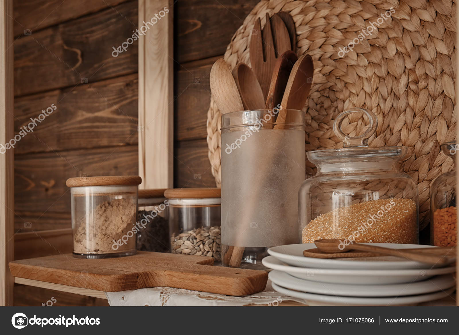 wooden kitchen stuff