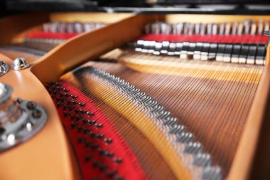 Piyano, closeup mekanizması