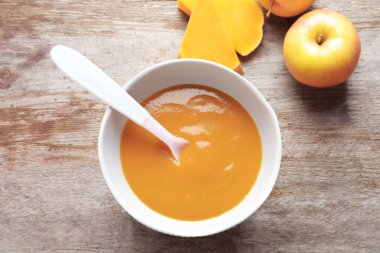 Bebek maması ile seramik kase 